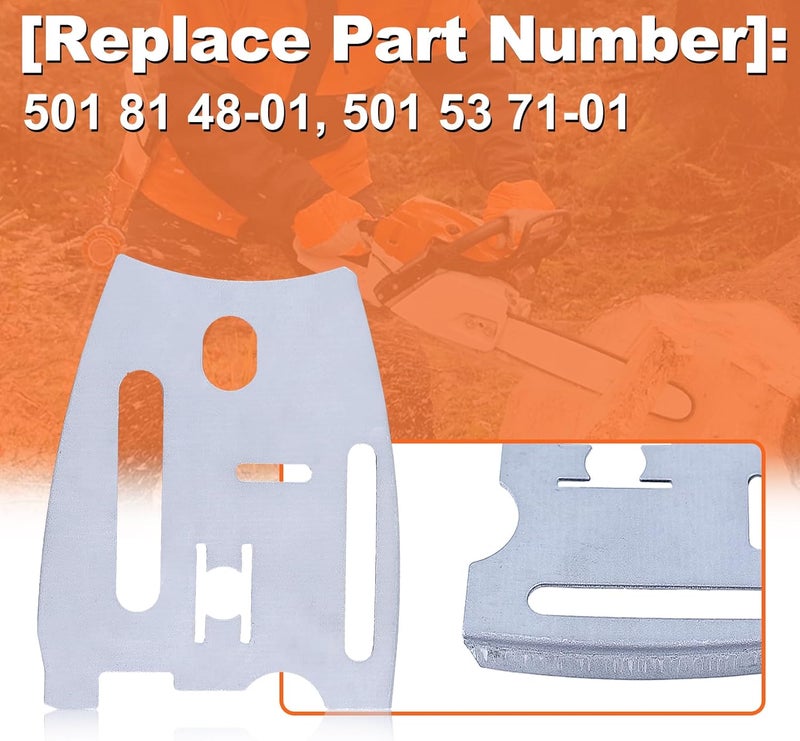 Mtanlo Chain Adjusting Screw Tensioner & Inner Plate For Jonsered 625 630 670 2077 2083, Chain Tensioner Protection Plate - Image 3